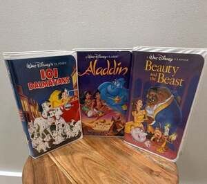 Walt Disney Classics Black Diamond VHS Lot of 3